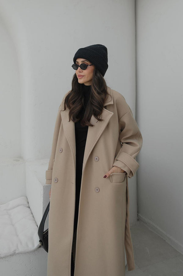 معطف Aurélia – جوخ ناعم أوفر سايز