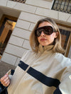 CONTRAST STRIPE JACKET