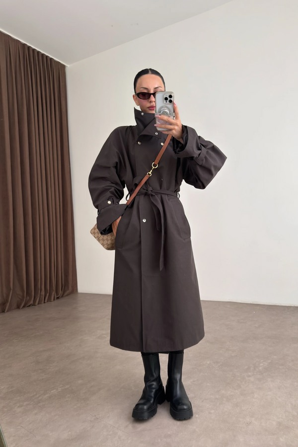 CLASSIC LONG TRENCHCOAT