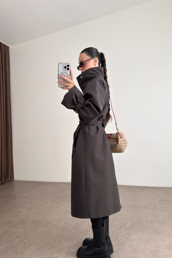 CLASSIC LONG TRENCHCOAT