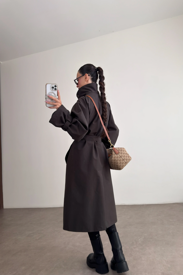 CLASSIC LONG TRENCHCOAT