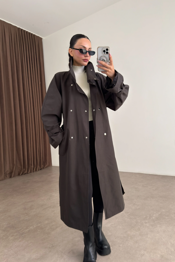 CLASSIC LONG TRENCHCOAT