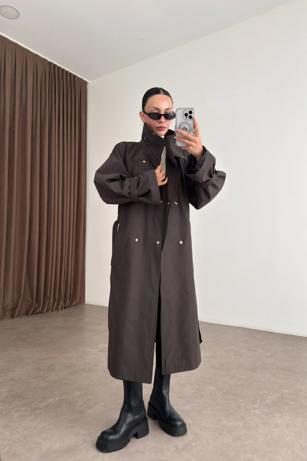 CLASSIC LONG TRENCHCOAT