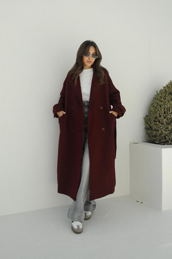 معطف Aurélia – جوخ ناعم أوفر سايز