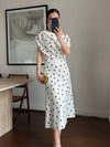 فستان كلاسيكي انيق off shoulder