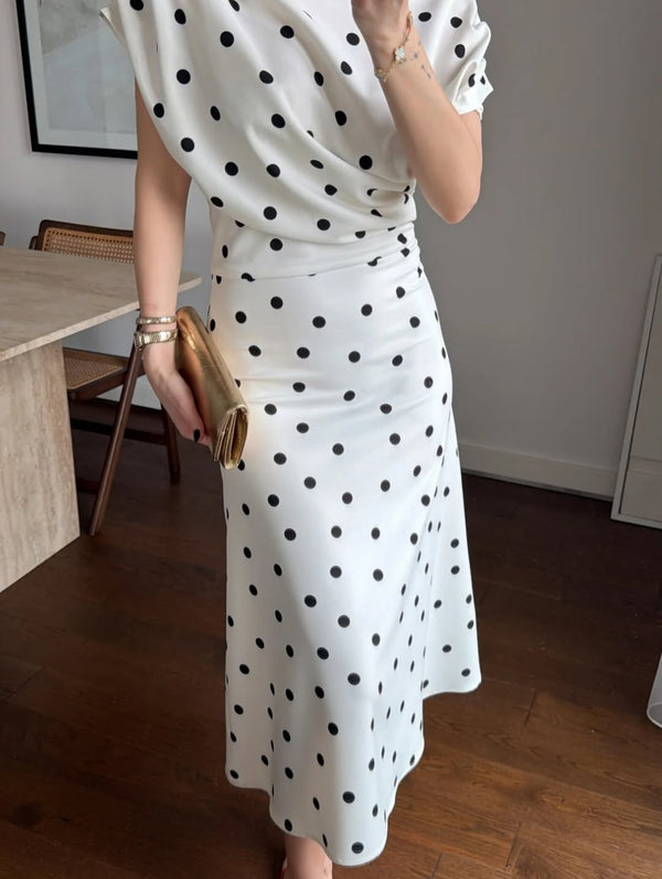 فستان كلاسيكي انيق off shoulder