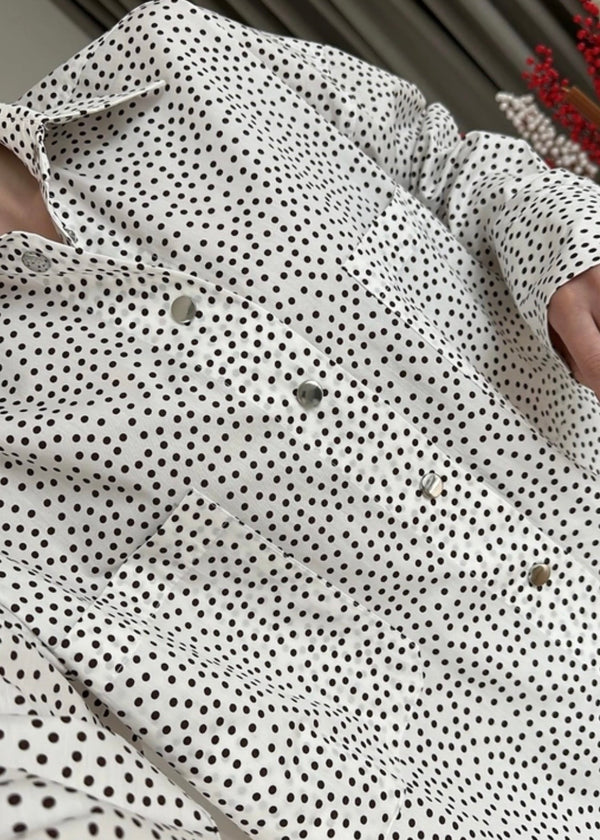 قميص Snap Polka Dot كاجول