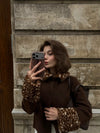 Faux Fur Collar Jacket