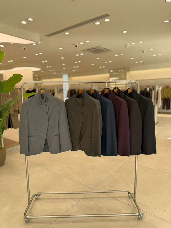 High Neck Blazer