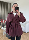 SHORT TRENCH COAT