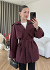 SHORT TRENCH COAT