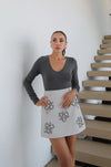 Basic V-Neck Long Sleeve Top