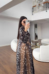 Bambi Print Long Coat