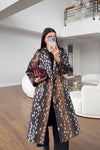 Bambi Print Long Coat