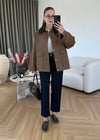 Corduroy Collar Utility Jacket