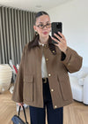 Corduroy Collar Utility Jacket