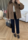 Corduroy Collar Utility Jacket