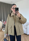 Corduroy Collar Utility Jacket