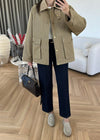 Corduroy Collar Utility Jacket