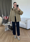 Corduroy Collar Utility Jacket