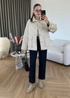 Corduroy Collar Utility Jacket