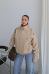 HIGH- COLLAR BOMBER JACKET