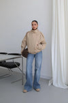 HIGH- COLLAR BOMBER JACKET