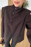 High Neck Blazer