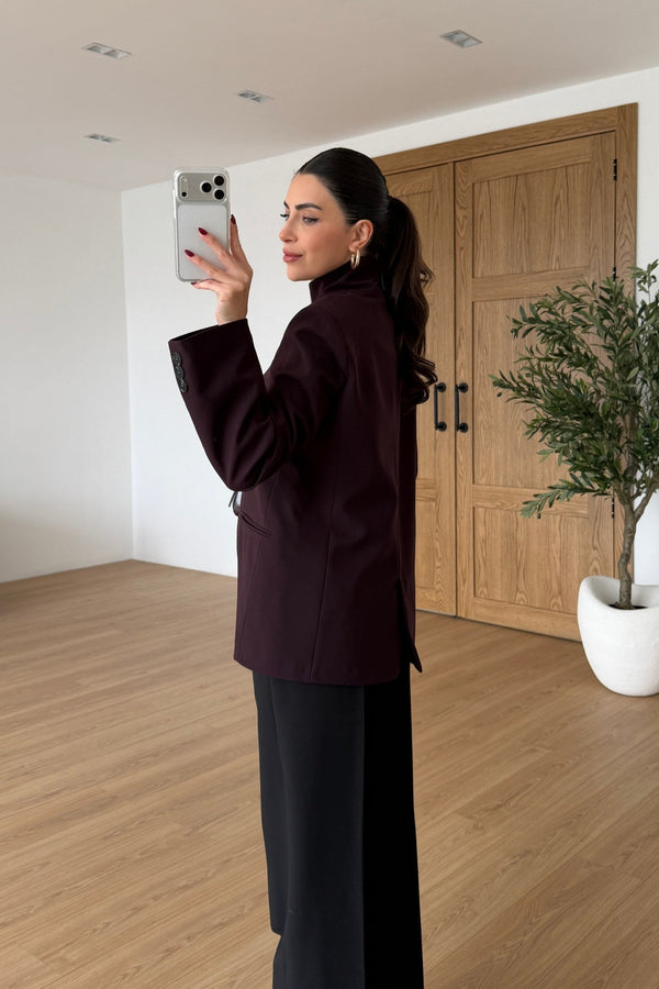 High Neck Blazer