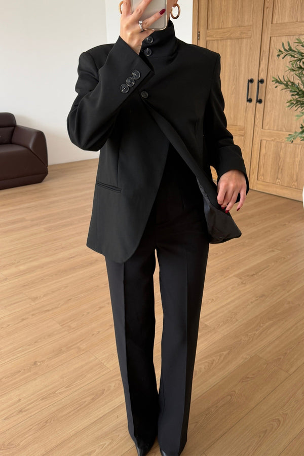 High Neck Blazer