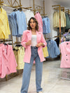 بليزر باستيل صيف 2025 - Sateen style