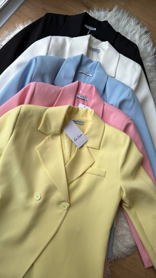 بليزر باستيل صيف 2025 - Sateen style