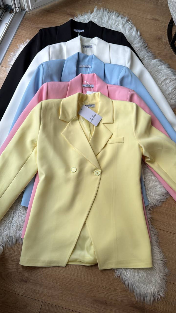 بليزر باستيل صيف 2025 - Sateen style