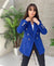 بليزر خريفي / شتوي ٦ ازرار فضية - Sateen style