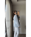بليزر ترندي مع ازرار - Sateen style