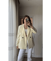 بليزر ترندي مع ازرار - Sateen style