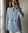 بليزر ترندي مع ازرار - Sateen style