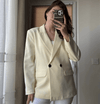بليزر ترندي مع ازرار - Sateen style