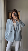 بليزر ترندي مع ازرار - Sateen style