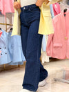 بنطلون جينز عريض 302076 - Sateen style