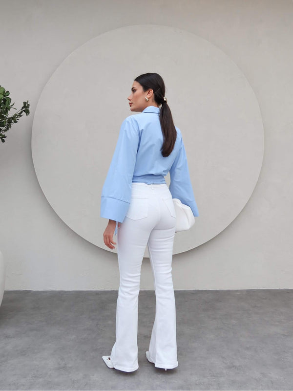 بنطلون جينز اسبانيول - Sateen style