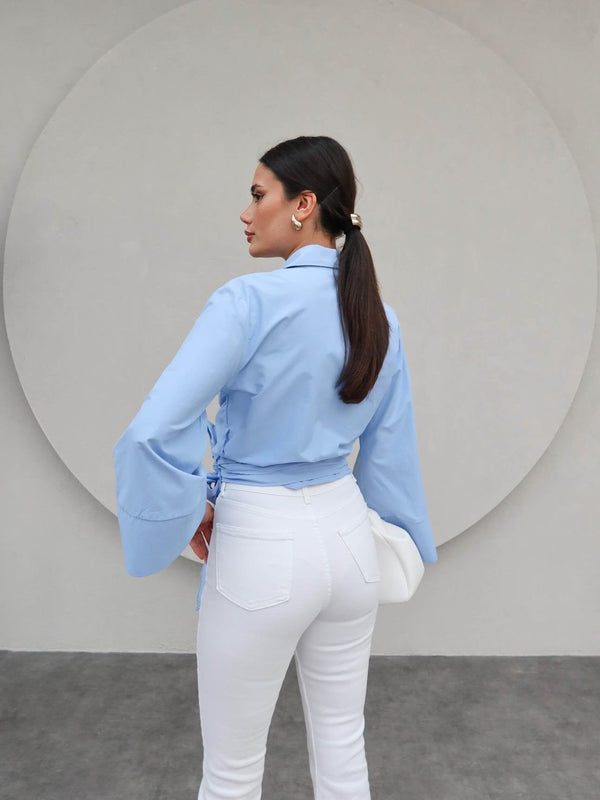 بنطلون جينز اسبانيول - Sateen style