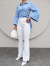 بنطلون جينز اسبانيول - Sateen style