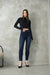 بنطلون Mom jeans - Sateen style