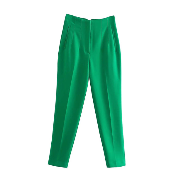 بنطلون زارا اخضر - Sateen style