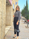 بنطلون زارا اسود - Sateen style