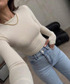 بودي بأكمام طويلة - Sateen style