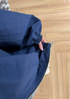Balloon Sleeve Ruched Rain Jacket