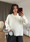 Cable Knit Collar Sweater