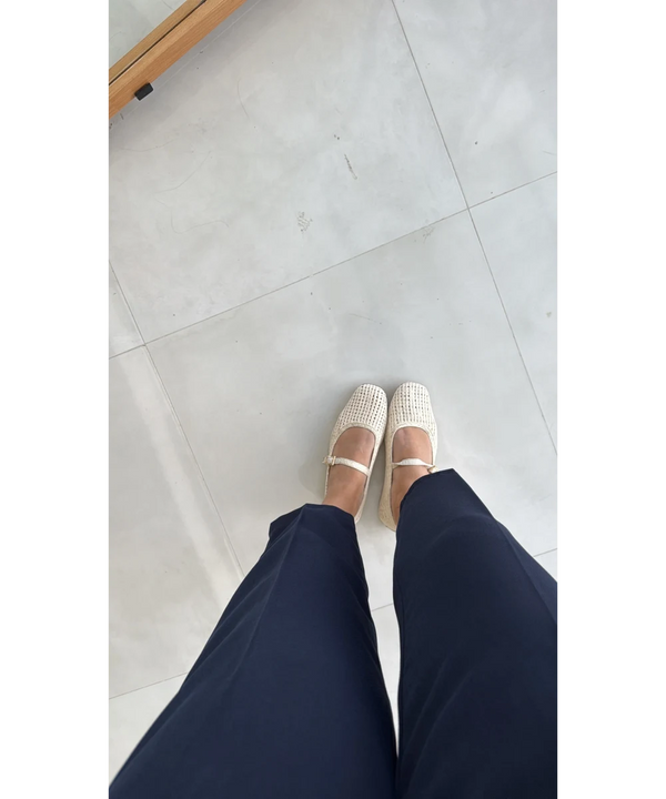 STRAIGHT- LEG TAILORED TROUSERS